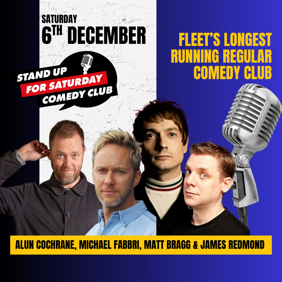 Christmas Stand Up for Saturday Comedy club